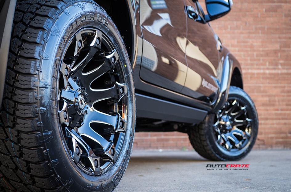 FORD RANGER BATTLE AXE GLOSS BLACK MILLED ACCENTS